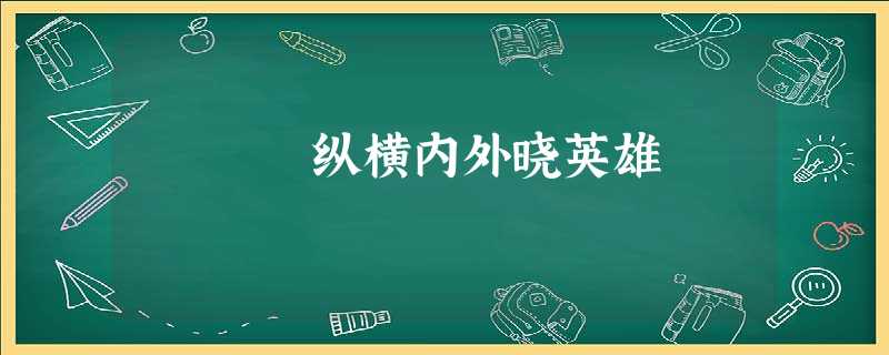 纵横内外晓英雄