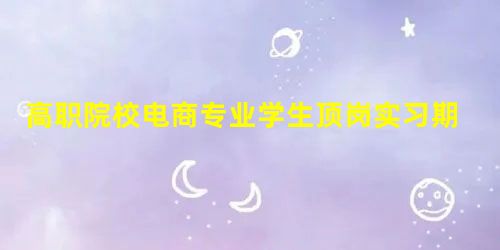 高职院校电商专业学生顶岗实习期心理适应问题的分析与解决对策