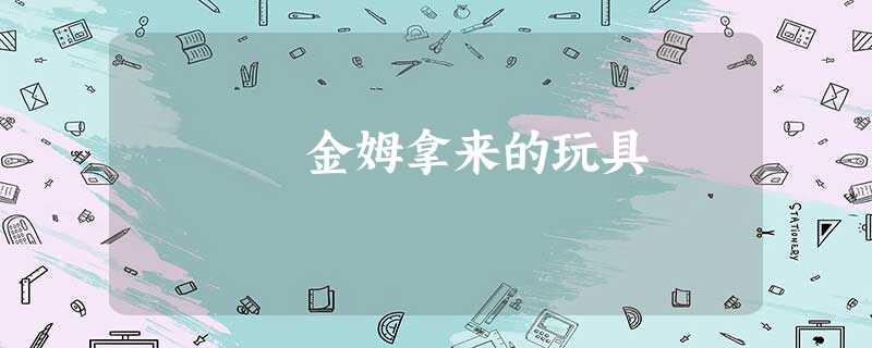 金姆拿来的玩具